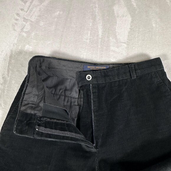 Brooks Brothers Pants Women Size 10 Corduroy High Rise Slash Pockets W28 L29 EUC - Picture 6 of 9
